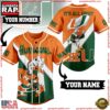 NCAA Custom Name Miami Hurricanes Football It's All About The U New Design Baseball Jersey 2 NCAA Miami Hurricanes Football It's All About The U Baseball Jersey