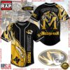 NCAA Custom Name Missouri Tigers Football Mascot Ready To Fight New Design Baseball Jersey 3 NCAA Missouri Tigers Football Mascot Ready To Fight Custom Baseball Jersey