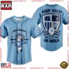 NCAA Custom Name North Carolina Tar Heels Keep Calm And Go Heels New Design Baseball Jersey 3 NCAA North Carolina Tar Heels Keep Calm And Go Heels Baseball Jersey