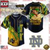 NCAA Custom Name Notre Dame Fighting Irish Play Like A Champion Today New Design Baseball Jersey 3 NCAA Notre Dame Fighting Irish Play Like A Champion Today Baseball Jersey
