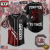 NCAA Custom Name South Carolina Gamecocks Forever To Thee New Design Baseball Jersey 3 NCAA South Carolina Gamecocks Forever To Thee Baseball Jersey