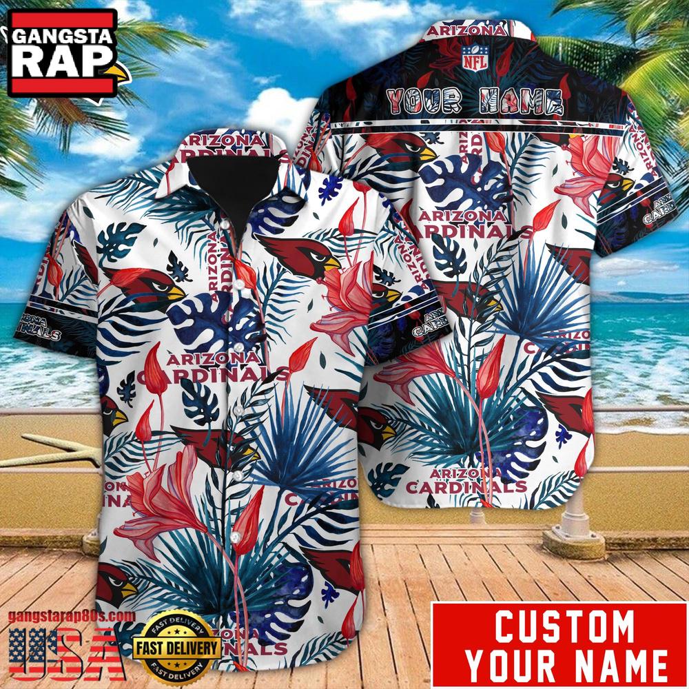 NFL Arizona Cardinals Custom Hawaiian Shirt For Men Women NFL Arizona Cardinals Custom Hawaiian Shirt For Men Women