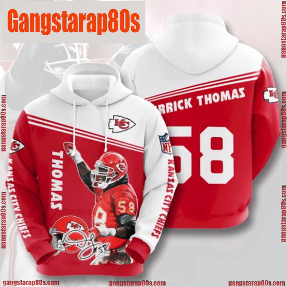 NFL Kansas City Chiefs All Over Print Unisex Hoodie Men Women