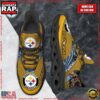 NFL Custom Name Pittsburgh Steelers Max Soul Shoes Running Sneakers 2 NFL Max Soul Shoes, Pittsburgh Steelers Clunky Shoes Custom For Fans