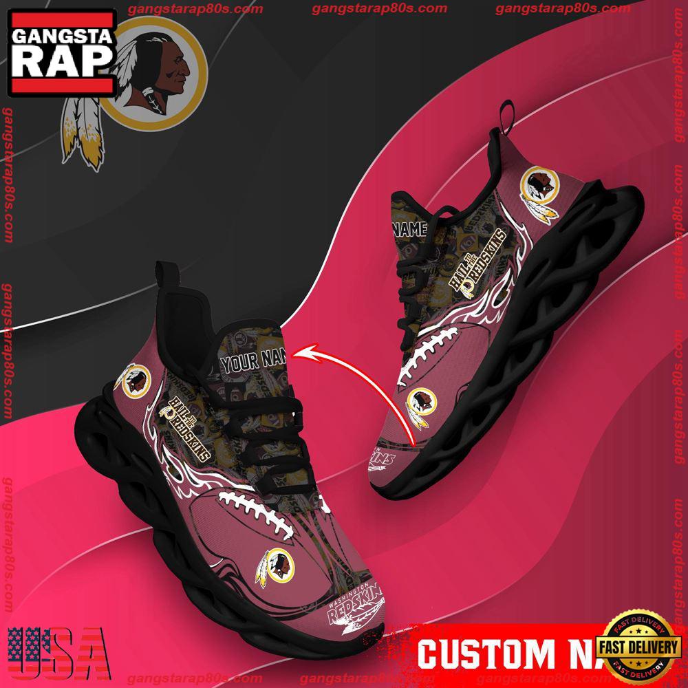NFL Custom Name Washington Redskins Max Soul Shoes Running Sneakers NFL Custom Name Washington Redskins Max Soul Shoes Running Sneakers