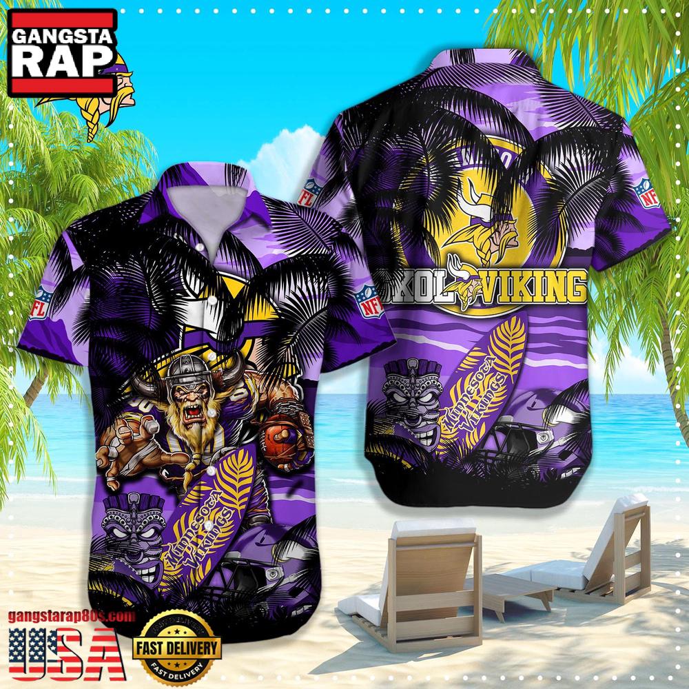 NFL Minnesota Vikings Hawaiian Shirt For Men Women NFL Minnesota Vikings Hawaiian Shirt For Men Women