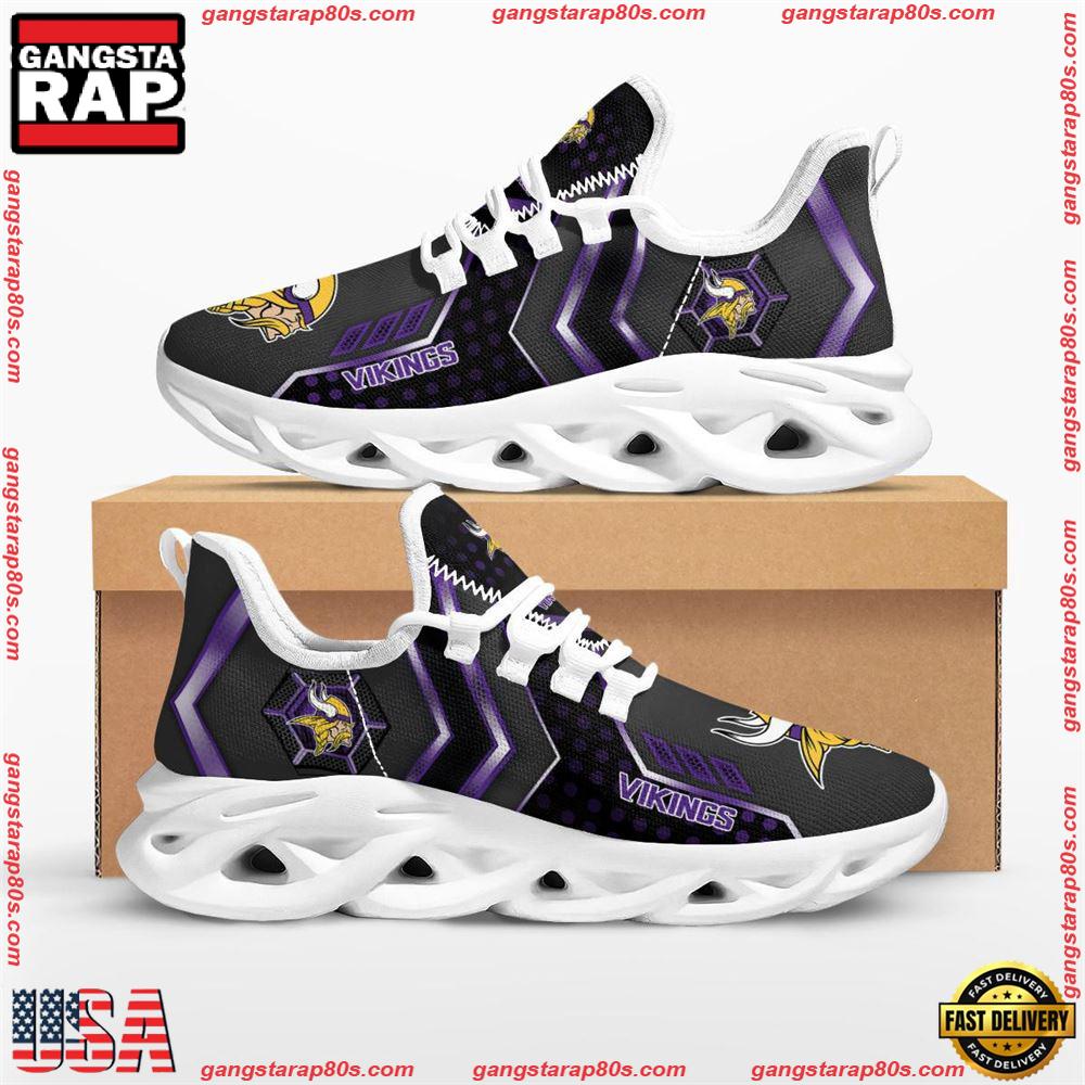 NFL Minnesota Vikings Pro Standard Max Soul Shoes Running Sneakers NFL Minnesota Vikings Pro Standard Max Soul Shoes Running Sneakers