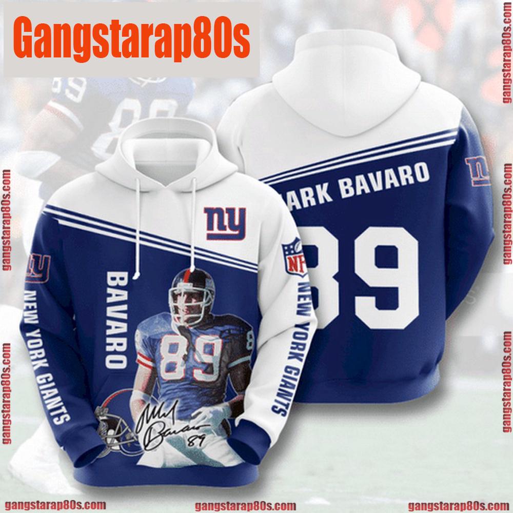 NFL New York Giants All Over Print Unisex Hoodie NFL New York Giants All Over Print Unisex Hoodie