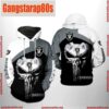 NFL Oakland Raiders Skull Punisher Team All Over Print Unisex Hoodie 2 NFL Oakland Raiders Skull Punisher Team All Over Print Unisex Hoodie