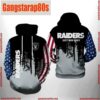 NFL Oakland Raiders Team US All Over Print Unisex Hoodie 3 NFL Oakland Raiders Team US All Over Print Unisex Hoodie