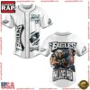 NFL Philadelphia Eagles Mascot Warrior Fly Eagles Fly Baseball Jersey