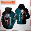NFL Philadelphia Eagles US Flag Skull Team All Over Print Unisex Hoodie 2 NFL Philadelphia Eagles US Flag Skull Team All Over Print Unisex Hoodie
