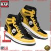 NFL Pittsburgh Steelers Football Logo Team Air Jordan 1 Running Sneakers Shoes 3 NFL Pittsburgh Steelers Football Logo Team Air Jordan 1 Hightop Shoes Sneakers