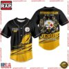 NFL Pittsburgh Steelers In My Vein Jesus In My Heart Baseball Jersey 2 NFL Pittsburgh Steelers In My Vein Jesus In My Heart Baseball Jersey