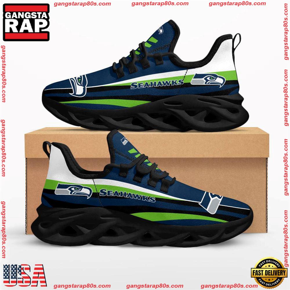 NFL Seattle Seahawks Max Soul Running Shoes NFL Seattle Seahawks Max Soul Running Shoes