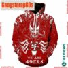 NFL Show Your Team Spirit With San Francisco 49ers Marvel Venom All Over Print Unisex Hoodie 2 NFL Show Your Team Spirit With San Francisco 49ers Marvel Venom All Over Print Unisex Hoodie