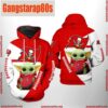 NFL Tampa Bay Buccaneers Baby Yoda Team All Over Print Unisex Hoodie