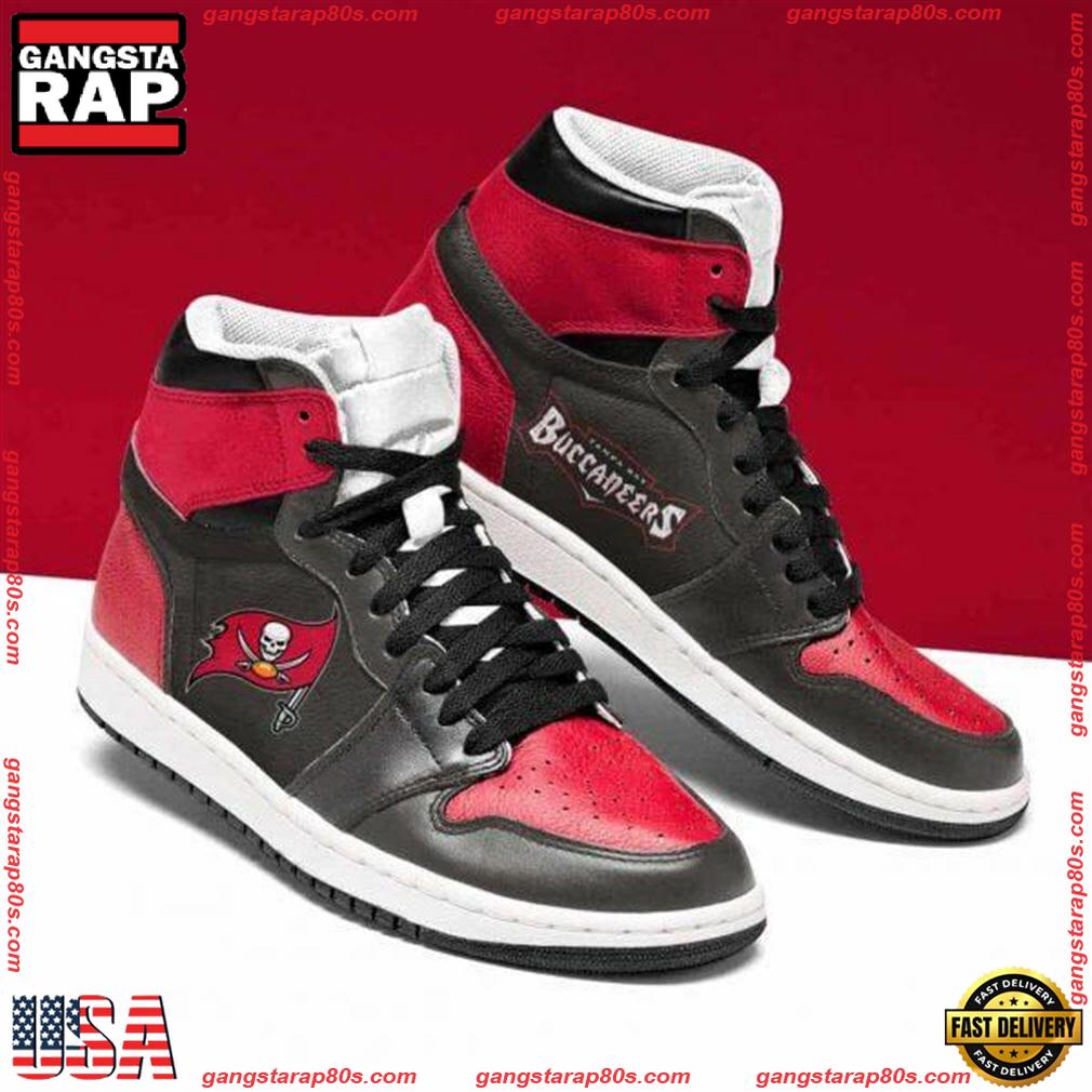 NFL Tampa Bay Buccaneers Football Logo Team Air Jordan 1 Running Sneakers Shoes NFL Tampa Bay Buccaneers Football Logo Team Air Jordan 1 Running Sneakers Shoes