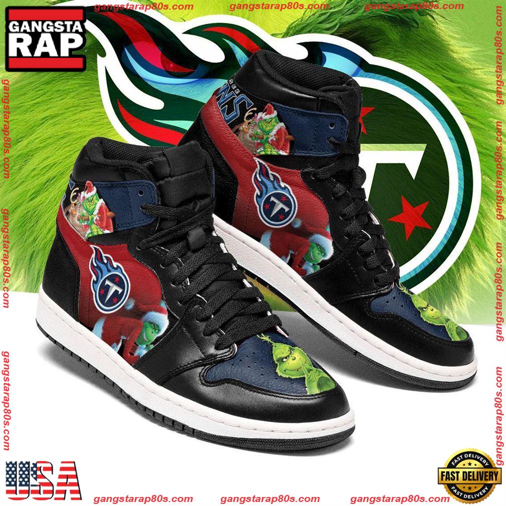 NFL Tennessee Titans Football Logo Team Air Jordan 1 Running Sneakers Shoes NFL Tennessee Titans Football Logo Team Air Jordan 1 Running Sneakers Shoes