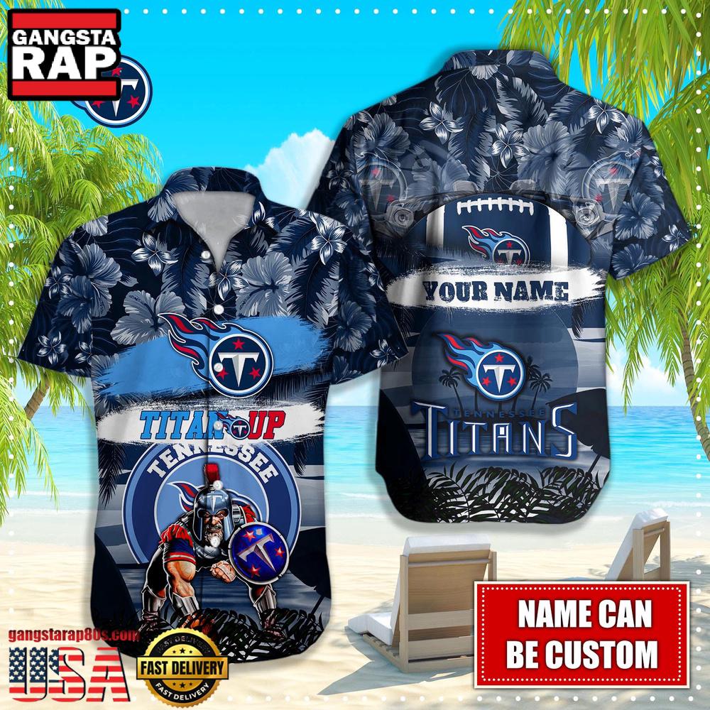 NFL Tennessee Titans Mascot Football Hawaiian Shirt For Men Women NFL Tennessee Titans Mascot Football Hawaiian Shirt For Men Women
