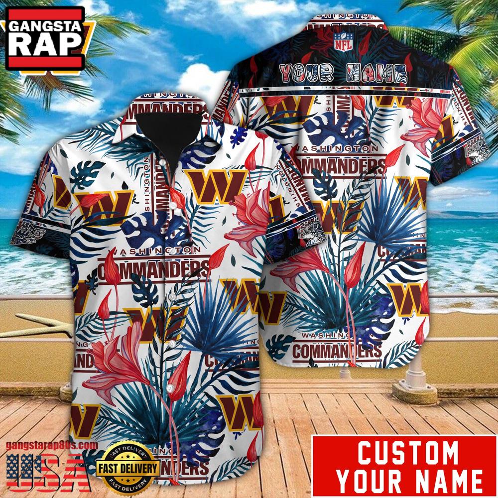 NFL Washington Commanders Custom Hawaiian Shirt