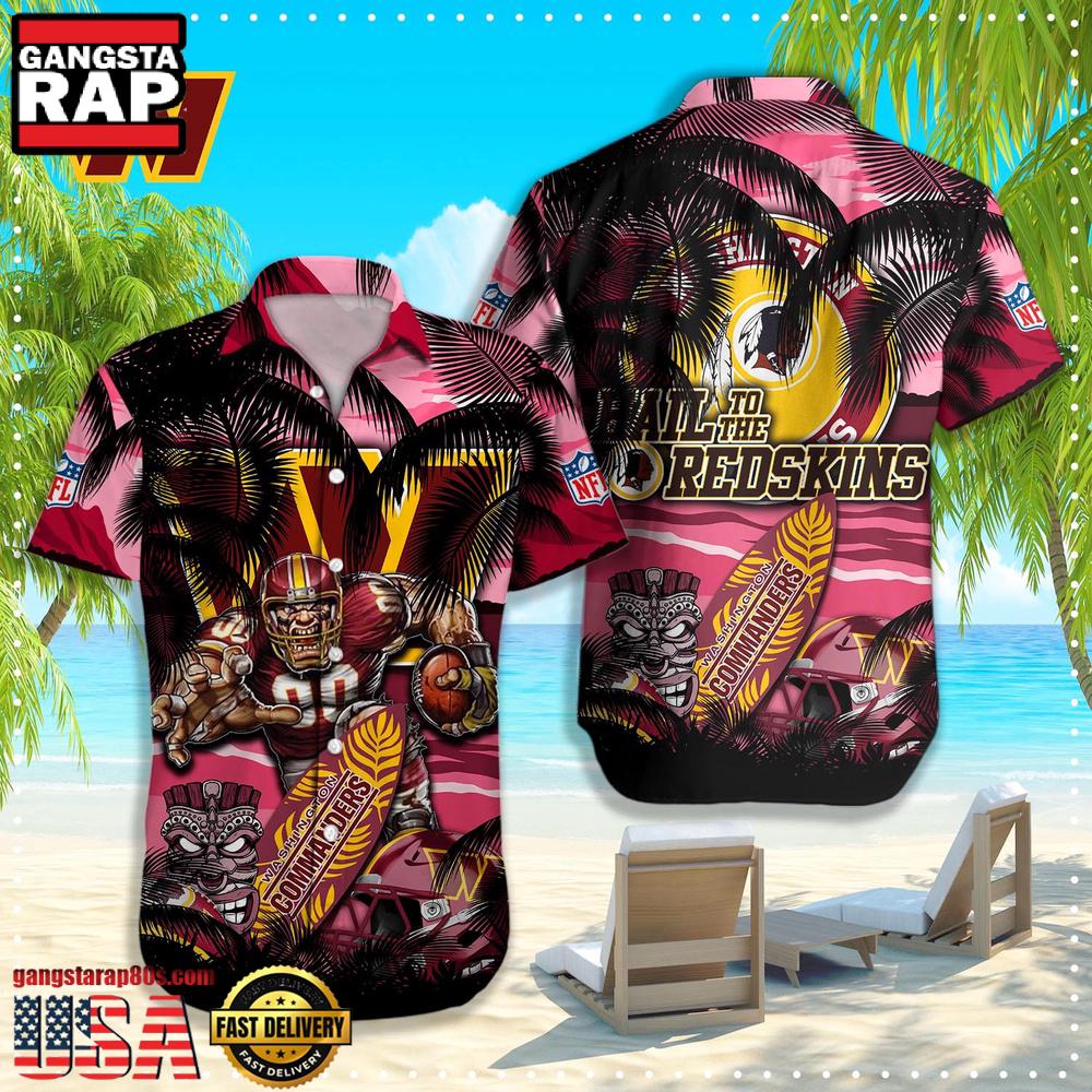NFL Washington Commanders Hawaiian Shirt For Men Women NFL Washington Commanders Hawaiian Shirt For Men Women
