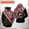 NFL Washington Redskins Camo Team All Over Print Unisex Hoodie