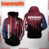 NFL Washington Redskins Team US All Over Print Unisex Hoodie
