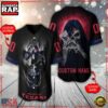 NFL Custom Name Number Houston Texans Team Skull Death Baseball Jersey Shirt 2 Personalized Name And Number Houston Texans NFL Team Skull Death Baseball Jersey Shirt