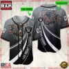 NFL Custom Name Number Las Vegas Raiders Mascot Football Baseball Jersey Shirt 3 Personalized Name And Number Las Vegas Raiders NFL Mascot Football Baseball Jersey Shirt
