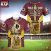 Washington Redskins NFL Baseball Jersey Shirts