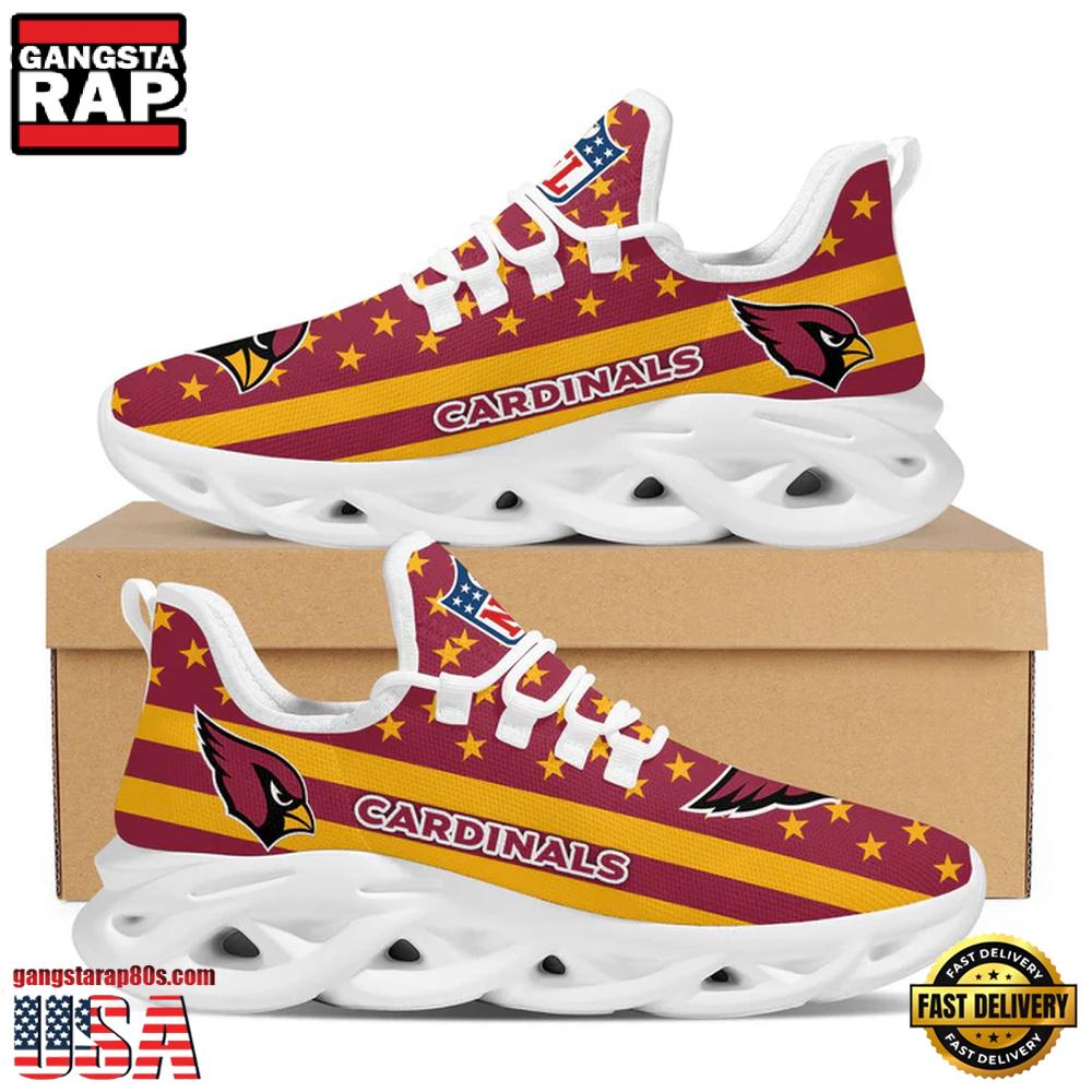 Arizona Cardinals NFL US Flag Max Soul Shoes Mean Gift For Fans