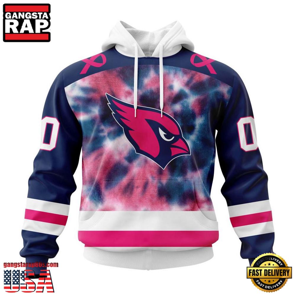 Arizona Cardinals Pink Fight Breast Cancer Hoodie