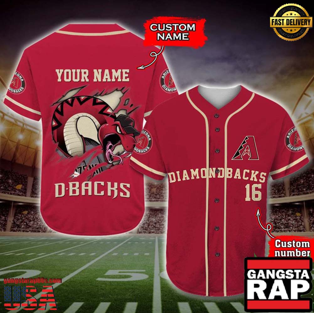 Arizona Diamondbacks Baseball Jersey MLB Custom Name Number