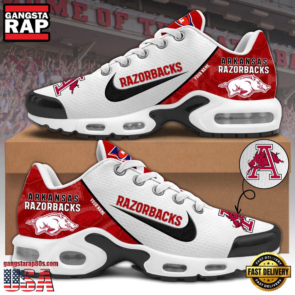Arkansas Razorbacks Football Mascot Symbol Custom Air Max Plus Shoes