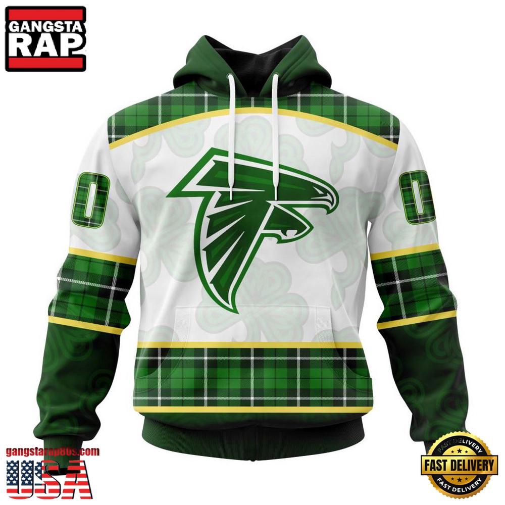 NFL Atlanta Falcons St. Patricks Day All Over Print Hoodie NFL Atlanta Falcons St. Patricks Day All Over Print Hoodie