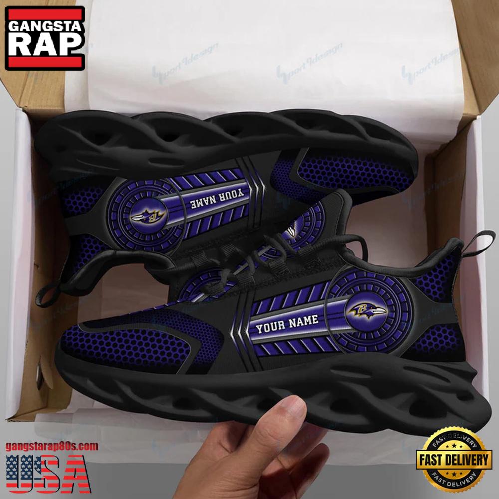 Baltimore Ravens Team Max Soul Shoes Mean Gift For Fans