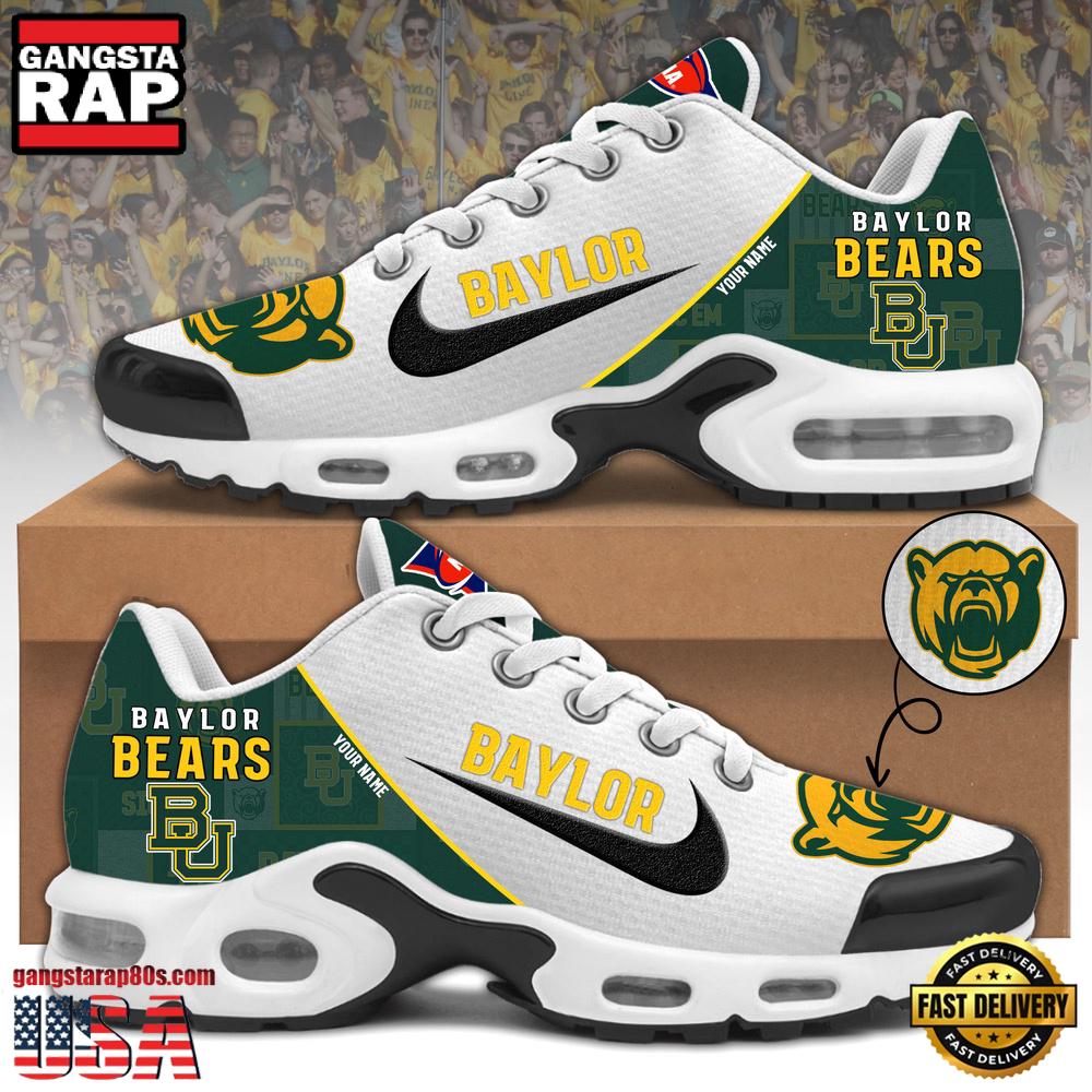 Baylor Bears Football Mascot Symbol Custom Air Max Plus Shoes