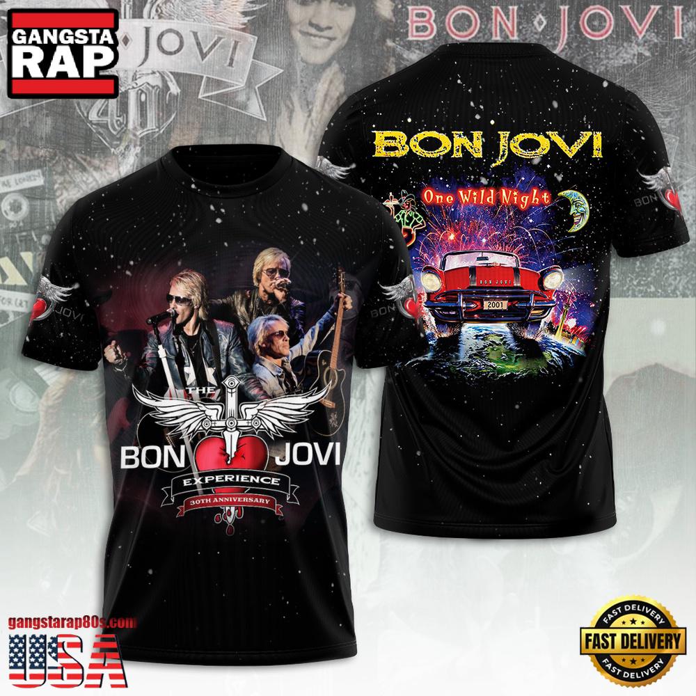 Bon Jovi Experience 30Th Anniversary One Wild Night T-Shirt