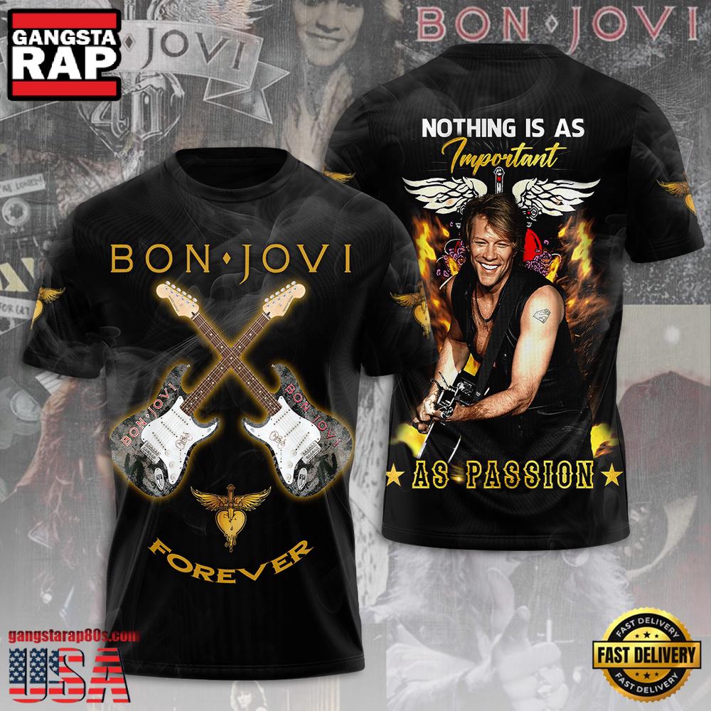 Bon Jovi Nothing Is As Important As Passion T-Shirt