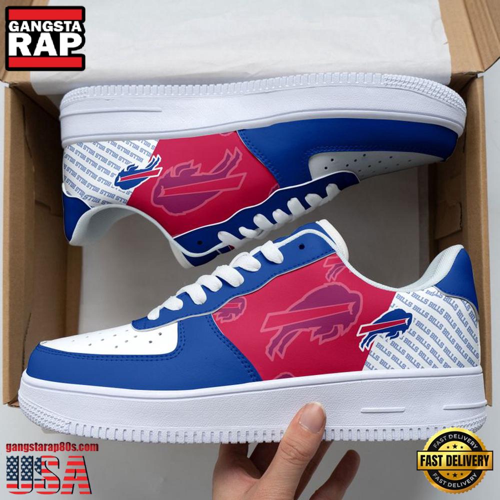 Buffalo Bills Basic Pattern Football NFL Team Air Force 1 Shoes