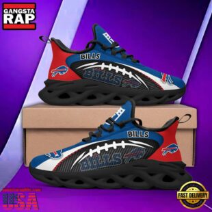 Buffalo Bills NFL Team Football Max Soul Shoes Mean Gift For Fans