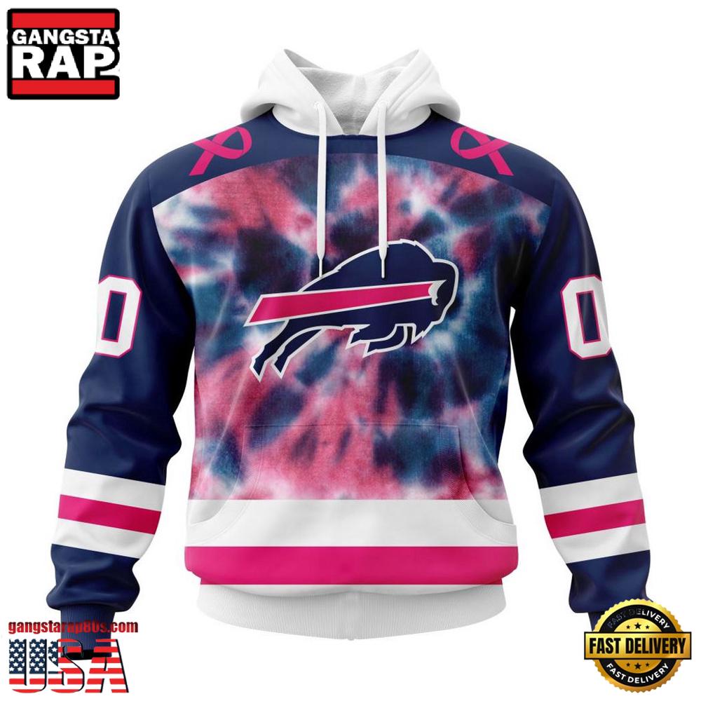 Buffalo Bills Pink Fight Breast Cancer Hoodie