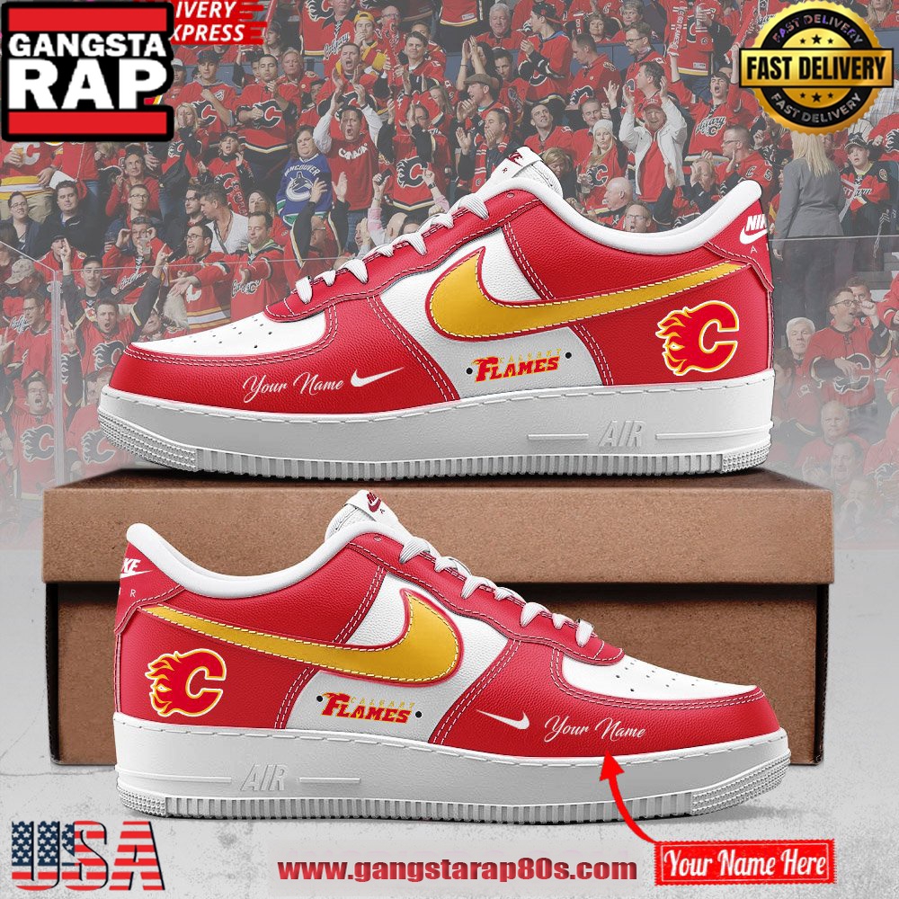 Calgary Flames Custom Name Limited Edition Air Force
