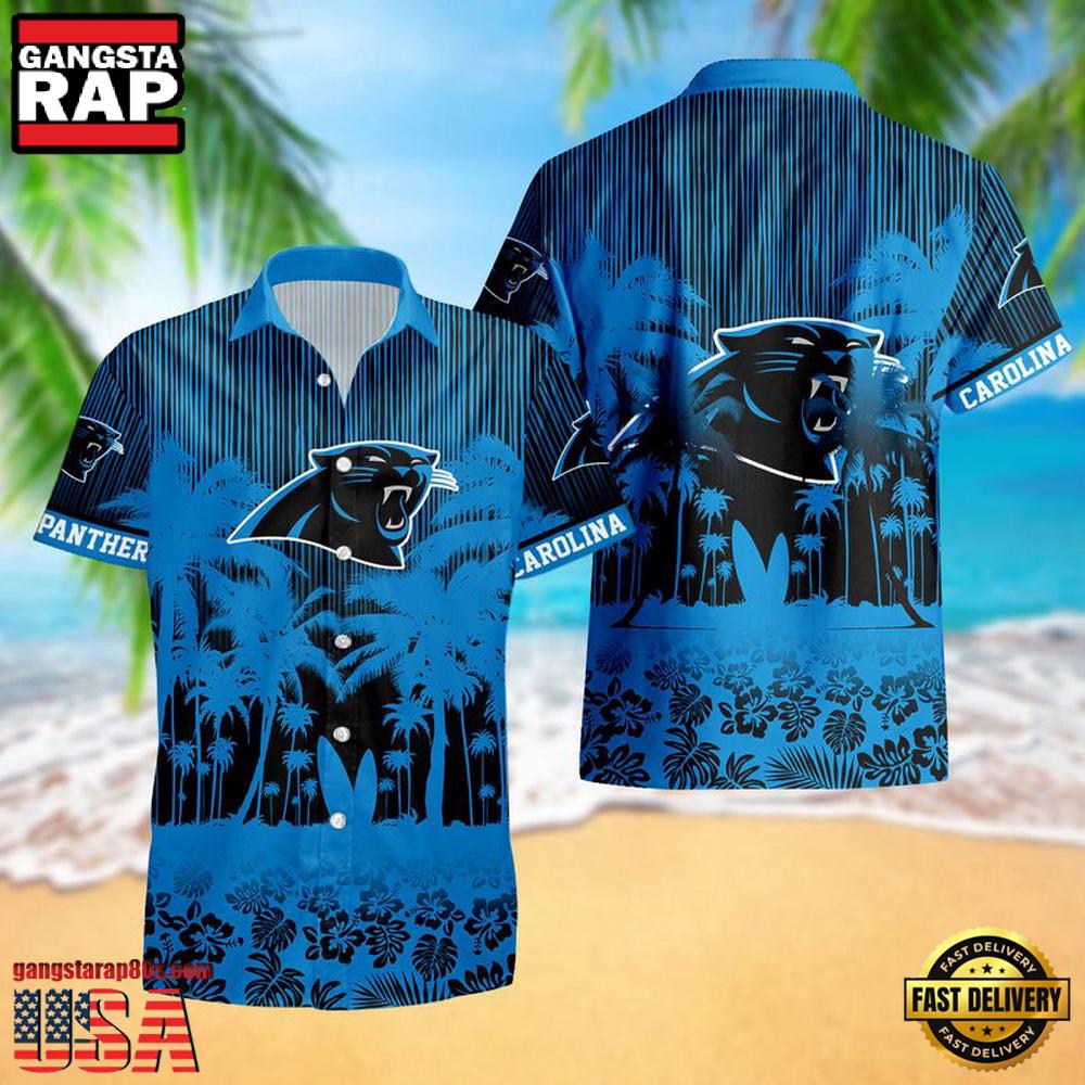 NFL Carolina Panthers New Design Aloha Hawaii Shirt NFL Carolina Panthers New Design Aloha Hawaii Shirt