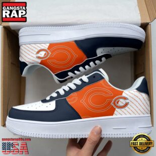 Chicago Bears Basic Pattern Football NFL Team Air Force 1 Shoes