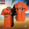 NFL Cincinnati Bengals Logo Team Custom Name New Design Hawaiian Shirt 2 Cincinnati Bengals NFL Logo Pattern Custom Hawaiian Shirt