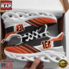 NFL Cincinnati Bengals Logo Pattern Max Soul ShoesRunning Sneakers 2 Cincinnati Bengals NFL Logo Pattern Max Soul Shoes Mean Gift For Fans