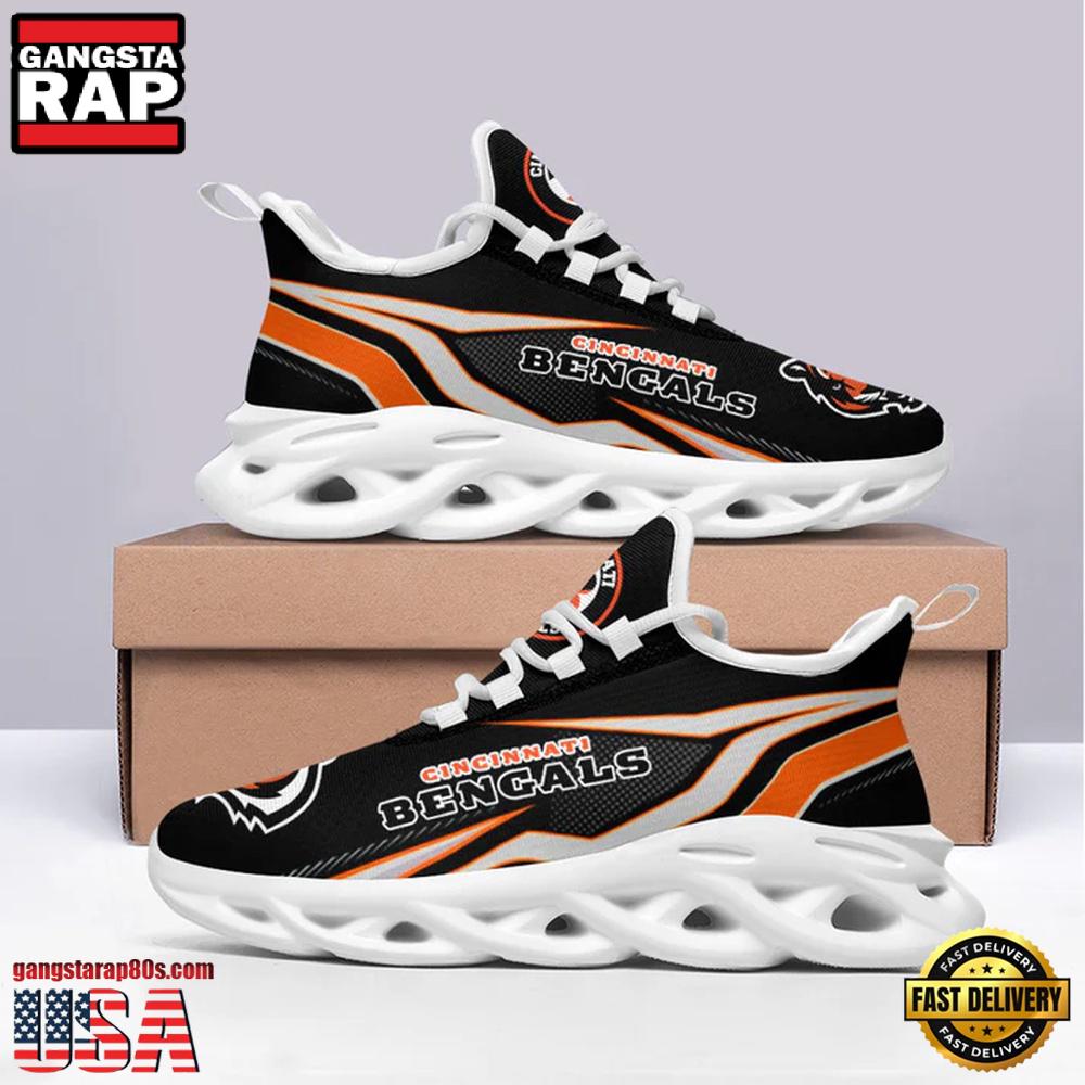 NFL Cincinnati Bengals Max Soul Shoes Running Sneakers New Designer NFL Cincinnati Bengals Max Soul Shoes Running Sneakers New Designer
