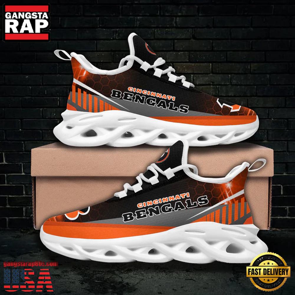 NFL Cincinnati Bengals Pattern Max Soul Shoes Running Sneakers New Designer NFL Cincinnati Bengals Pattern Max Soul Shoes Running Sneakers New Designer